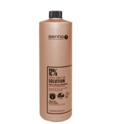 Sienna X 12% Tinted Spray Tan Solution 1 Liter