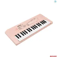 在飛比找蝦皮購物優惠-電子琴帶迷你鍵盤37鍵電子琴鋼琴兒童鋼琴粉色