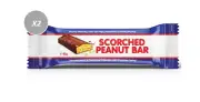 916279 2 x 45g BARS OF SCORCHED PEANUT BAR PEANUTS IN TOFFEE COATED IN CHOCOLATE