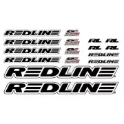 Redline - Generic Black BMX decal set - old school bmx