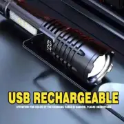 1pc High-Lumen Rechargeable LED Flashlight