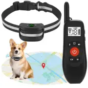 2-in-1 GPS Wireless Dog Fence & Remote Training Collar, Portable Pet Containm...
