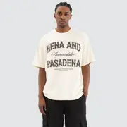 [Nena and Pasadena] Siege Raptor Tee Tofu Cream