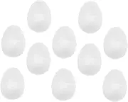 10pcs Eggs Basket Egg Clear Empty Egg Clear Egg Clear Fillable Ornaments Egg Hunt Supplies Fillable Containers Plastic Transparent