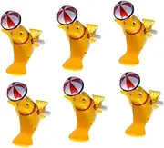 Kisangel 6Pcs Sea Lion Clockwork for Fun Engaging Playthings Safe Smooth Design Random Color Models Enhance Recognition Skills Random Color