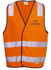 UAV SPOTTER' HI-VIZ DAY VEST