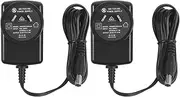 2-Pack AC to DC 24V 0.5A Power Supply Adapter, Plug 5.5mm x 2.1mm