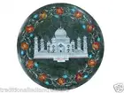 12" Marble Coffee Taj Mahal Side Table Top Marquetry Anniversary Decoration Arts