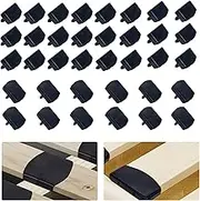 36 Pcs bed slat holders, Plastic Bed Slat Caps, lattenrost kappen, replacement bed slats, Bed Slat Holders Kits Bundles, 12pcs Bed Slat Centre Caps Holders, 24pcs Side Slat Bracket (55mm x 9mm Inside)