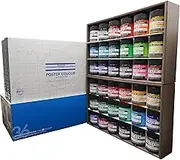 Knicker PC40ML36N Watercolor Paint, Poster Colors, Set of 36 Colors, 1.4 fl oz (40 ml)