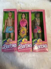 Island Fun Barbie Set- Ken, Miko, Steven