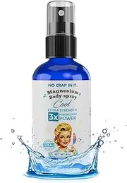 No Crap In It Magnesium Spray, Triple Action!- Spray Your Way to Wellness | Immediate Relief with Our Unique Magnesium Glycinate, Magnesium Citrate, Magnesium Chloride Blend Spray (Cool)