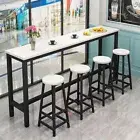 Kitchen Bar Table Counter Breakfast Dining Table Coffee Table Strong Metal Legs