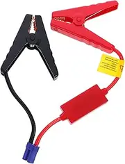 SOLUSTRE Cable Replacement Clamp Automotive Starter Clip Anti-Reverse Charging Emergency Alligator Clip for Vehicles Compatible and Mobile Chargers