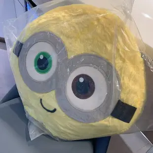 日本帶回 小小兵 大型 45*50CM 抱枕 玩偶 MINIONS 靠墊 OTTO BOB MEL 交換禮物 正版