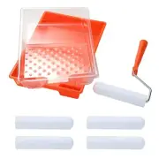 6 Inch Paint Roller,Foam Paint Roller with High Density Sponge Roller Refills...