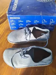 Birkenstock Gary In Steel Blue Size 38