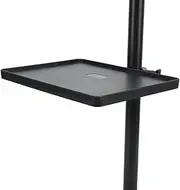Microphone Stand Rack Tray Holder Sound Card Tray, Universal Mic Microphone Stand Tray, Clamp On Utility Shelf for Stag, for Live Broadcast, Live Streaming, Karaoke, Recording