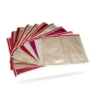 Transparent Saree Covers With Zip Lock Set Of 10