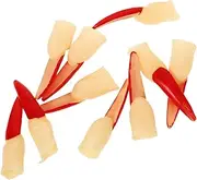 OATIPHO 10Pcs Reusable Witch Finger Props Decorative Halloween Fake Fingers for Costume Parties Comfortable Durable Accessories for Witches Cosplay Events