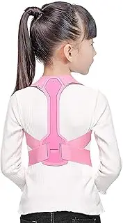 Corrector Children with Adjustable Clavicle Support for Kyphosis Chest Slouching and Humpback Improving Back,Pink-Small,Pink-Small