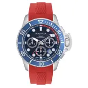 Nautica Bayside Chronograph Solar Powered Men's 45mm Diver Watch NAPBSC903 NEW
