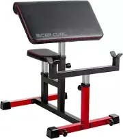 Preacher Curl Weight Bench Strength Arm Pad Training Biceps Home Gym 350LBS Set