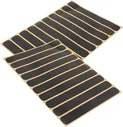TOPPERFUN 2Sheets Reflective Helmet Stickers Motorcycle Bicycle Reflective Tape for Enhanced Safety Strips Sheet Durable Decals for Helmets Skateboards