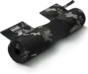 Barbell Pad Built-in Velcro Straps and Anti-Slide Design for Hip Thrusts, Squats and Lunges, Neck & Shoulder Protective Pad - Fits Standard and Olympic Bars