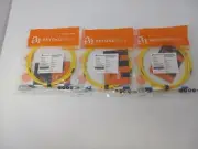 Beyondtech Pureoptics Optical Fiber Patch Cable OS1 9/125um Duplex 2m 3ct