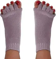 HappyFeet Toe Separator Alignment Socks - Comfortable Toe Separator Socks Massage Socks – Prevent Foot Cramp and hammertoes