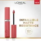 L'Oreal Paris Infallible Matte Resistance Liquid Lipstick, up to 16 Hour Wear, M