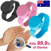 New Hand Dispenser Wristband Sillicone Bracelet Squeeze Soap Gel Portable Bottle