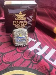 2015 North Queensland Cowboys NRL Permiership ring J.Thurston Signature Edition