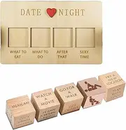 Date Night Dice for Couple,Romantic Couple's Dice Set for Fun and Playful Date Nights,Best Surprise Idea for Husband, Wife, Boyfriend, Girlfriend, Him and Her