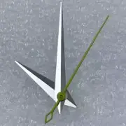 Yellow Second Silver Cocktail Type Watch Hands for NH35/36 NH38 NH72 NH70