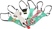 [ibasenice] Christmas Themed Neckties Decorative Party Ties Snowman Reindeer for Boys and Girls