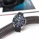 CITIZEN 星辰表 / BN0196-01L / PROMASTER光動能潛水錶防水200米日期橡膠手錶藍x玫瑰金框x黑44mm