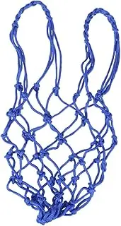 Heavy Duty Draw Mesh Net Bag for Basketball and Sports Gear Durable Nylon Carrier with Thickened Straps for Training and Outdoor Activities Yellow and Black