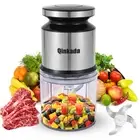 Mini Food Processor, 2.5 Cup/ 600 ML Baby Food Maker, 400 W Power Electric Gr...