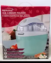 Brentwood TS-1410BL 1 Quart Ice Cream and Sorbet Maker, Frozen Yogurt 120V