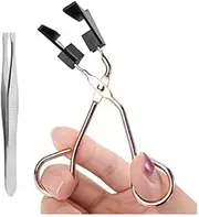 INDKOPVA Magnetic Eyelashes Applicator Helper Tool, Magnetic False Eyelashes Clip, Easily Apply Magnetic Eyelash Curler Partner with Eyebrow Tweezer