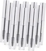 AUTSUPPL 1 Set Mascara Bottle Telescopic Mascara Conditioner Cosmetic Case Perfume Atomizer Refillable Travel Perfume Bottle Refillable Filter Refillable Empty Press Pump Bottles Silver Abs