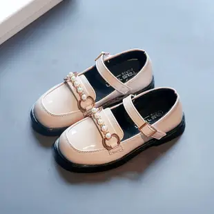女童洋氣公主鞋年秋季新款女孩白色小皮鞋韓版中大童學生單鞋