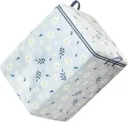 Home Blanket Storage Organizer Large Quilt Bag Comfortable Handles for Easy Moving and Organizing