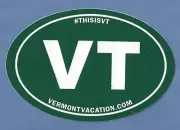 NEW VERMONT #THISISVT SKI SNOWBOARD MOUNTAIN RESORT STICKER DECAL 4 1/2" x 3"