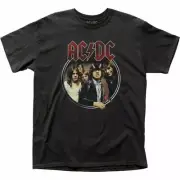 AC/DC Highway to Hell Tour T Shirt Mens Licensed Rock N Roll Band Tee New Black