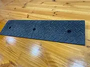 5cm Rise Rubber Curb Ramp Heavy Duty Rubber Threshold Ramp 5 Ton Car Vehicle