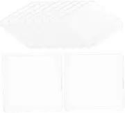 KONTONTY 10pcs Clear Plastic Card Storage Box Compact Organizer for Game Cards Accessories Versatile Container Lightweight Portable