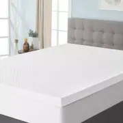 3 Inch Gel Infused Memory Foam Topper Cooling Ventilated Design Bamboo Cover New